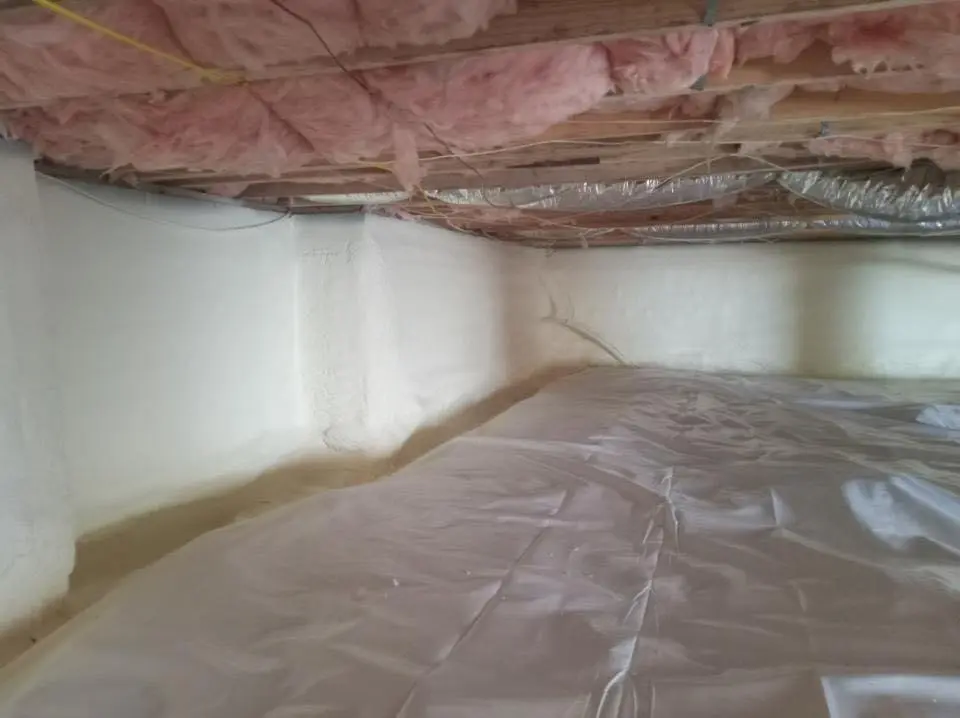 Crawl space encapsulation with closed-cell spray foam for Metal Roof Coating in Oak Grove